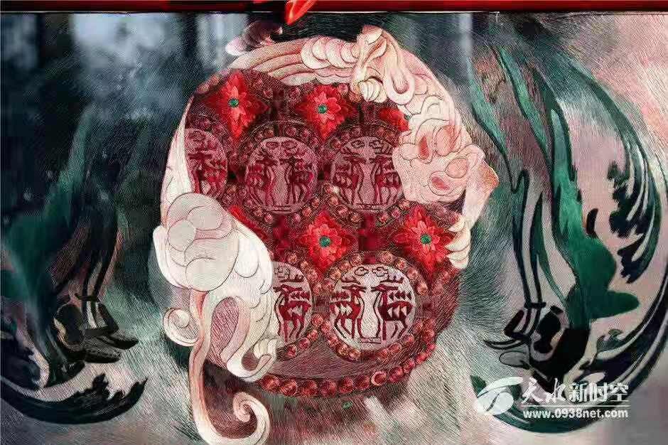 《玉帛之路》双面绣